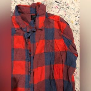 J crew women’s flannel shirt